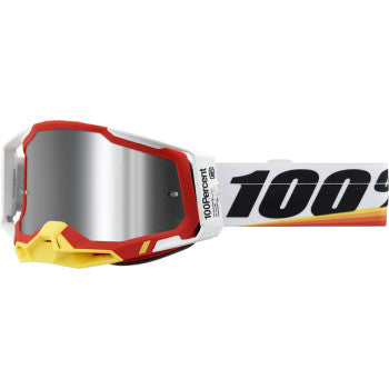 100% Racecraft 2 Goggles w/ Mirrored Lens