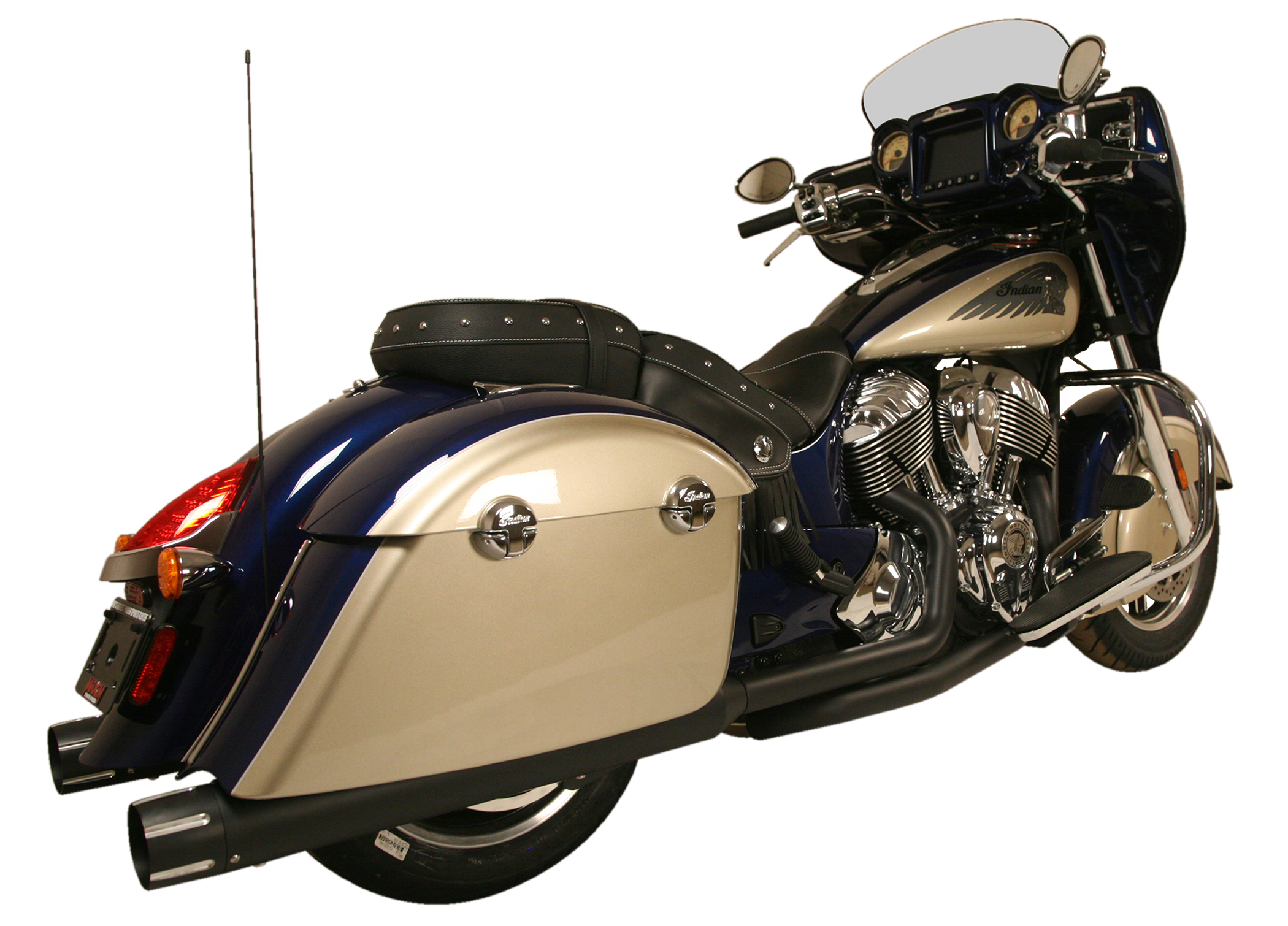 Rush Racing War Horse 3" Baffle Black Slip On Exhaust