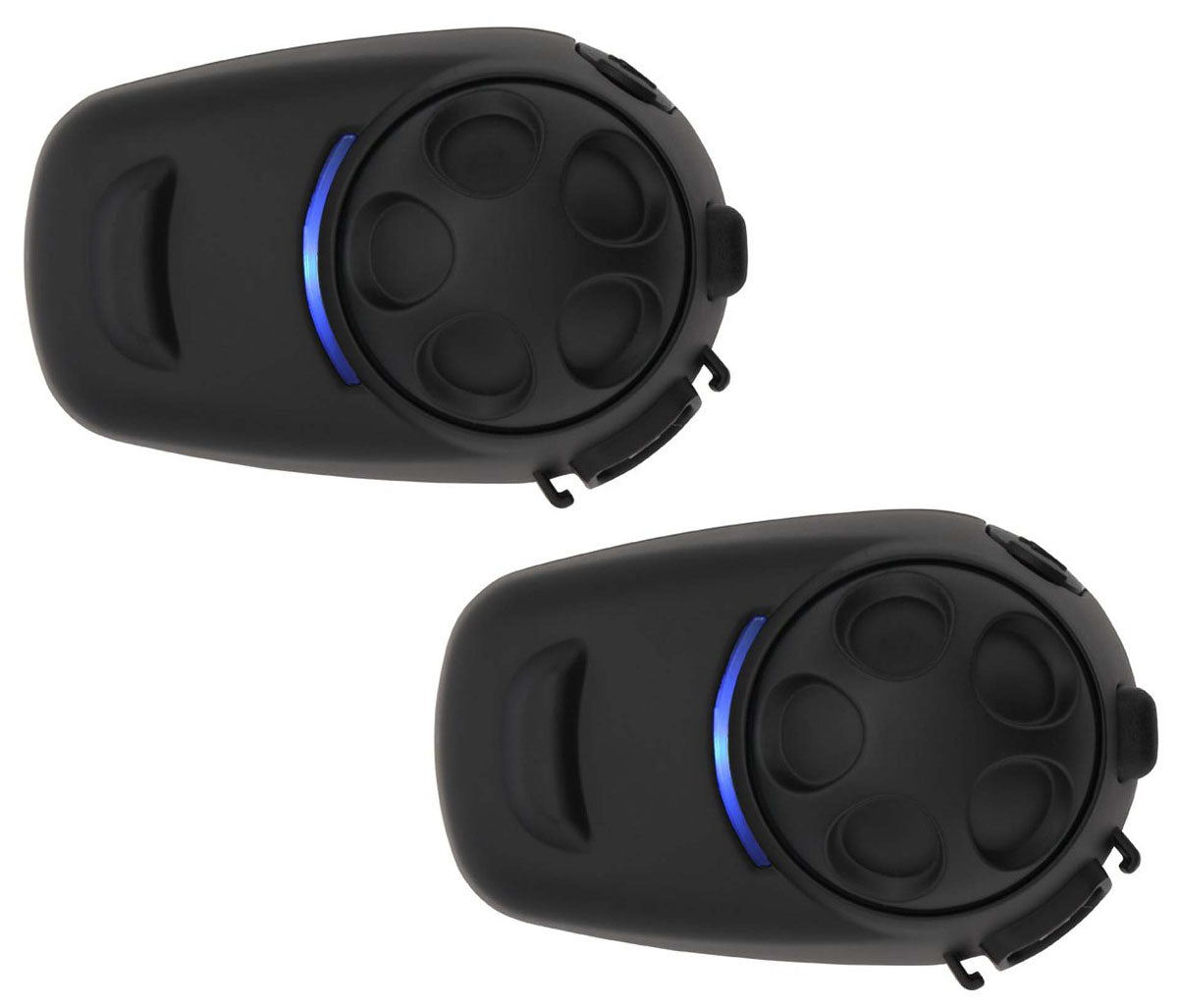 Sena Bluetooth Headset/Intercom w/ FM Tuner for Half Helmets - Dual Pack