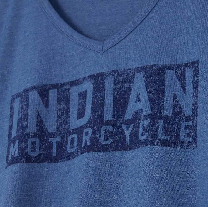 Indian Motorcycle Women's Stamp Block Logo Shirt