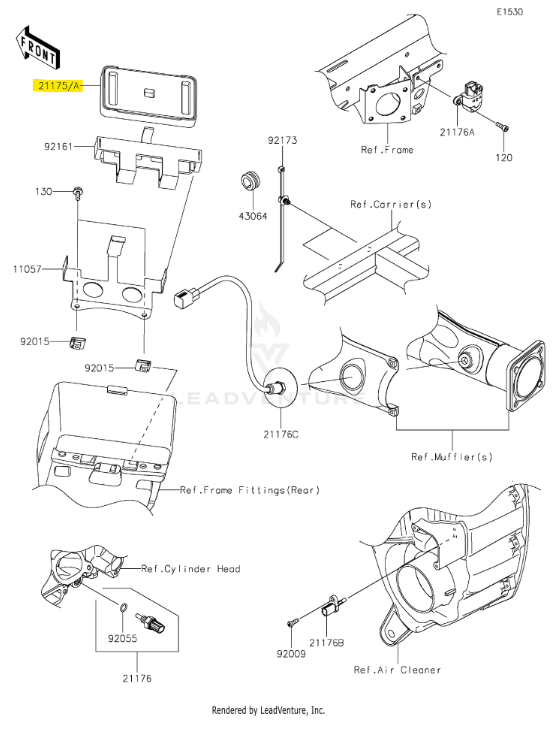 Kawasaki OEM Electronic Control Unit (ECU) CA