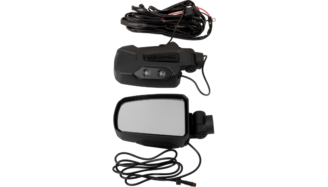 Seizmik Pursuit Night Vision Sideview Mirrors 1.875"/2"