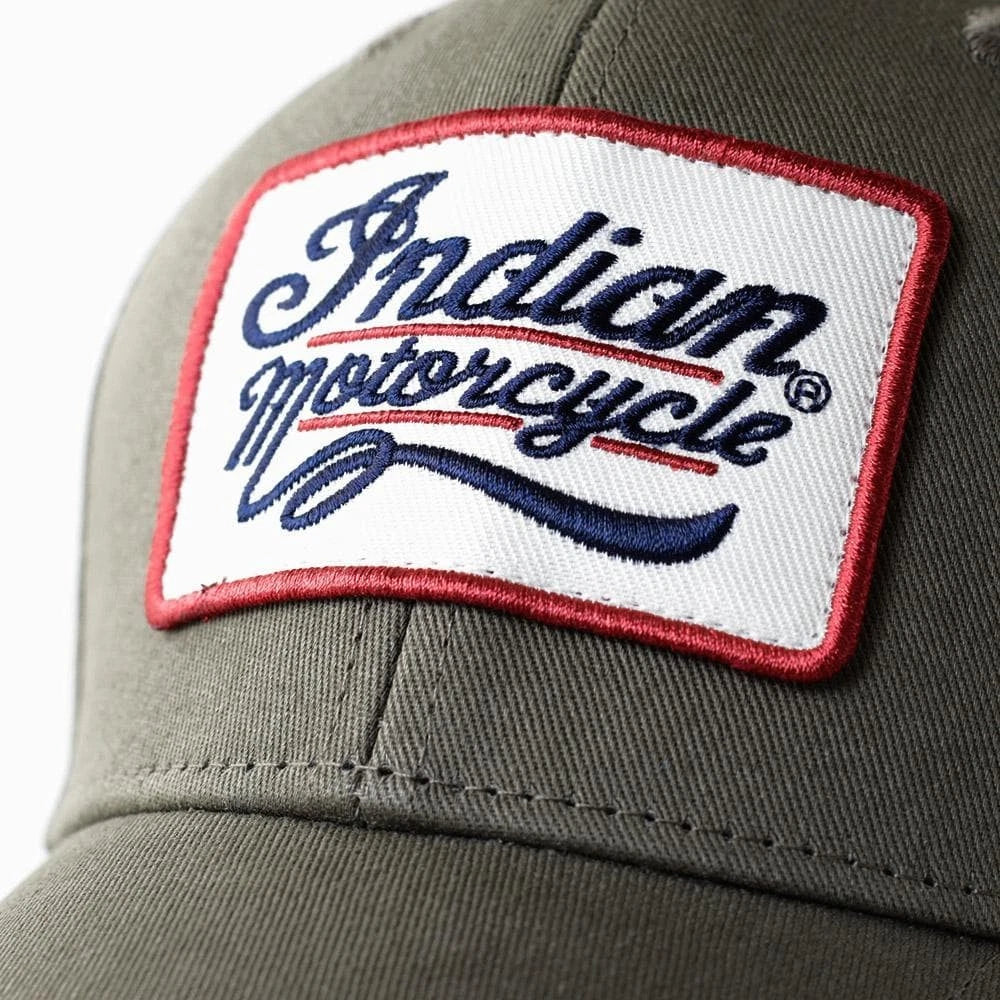 Indian Motorcycle Embroidered Patch Hat