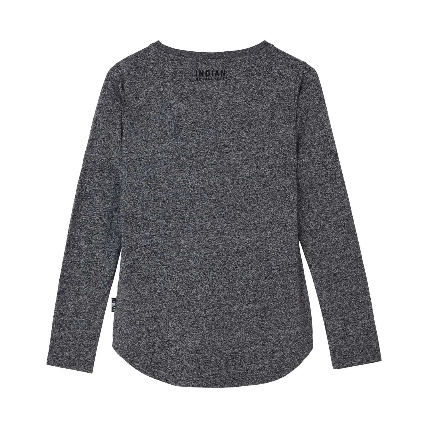 Indian Motorcycle Women's Long Sleeve Contrast Block Logo Shirt