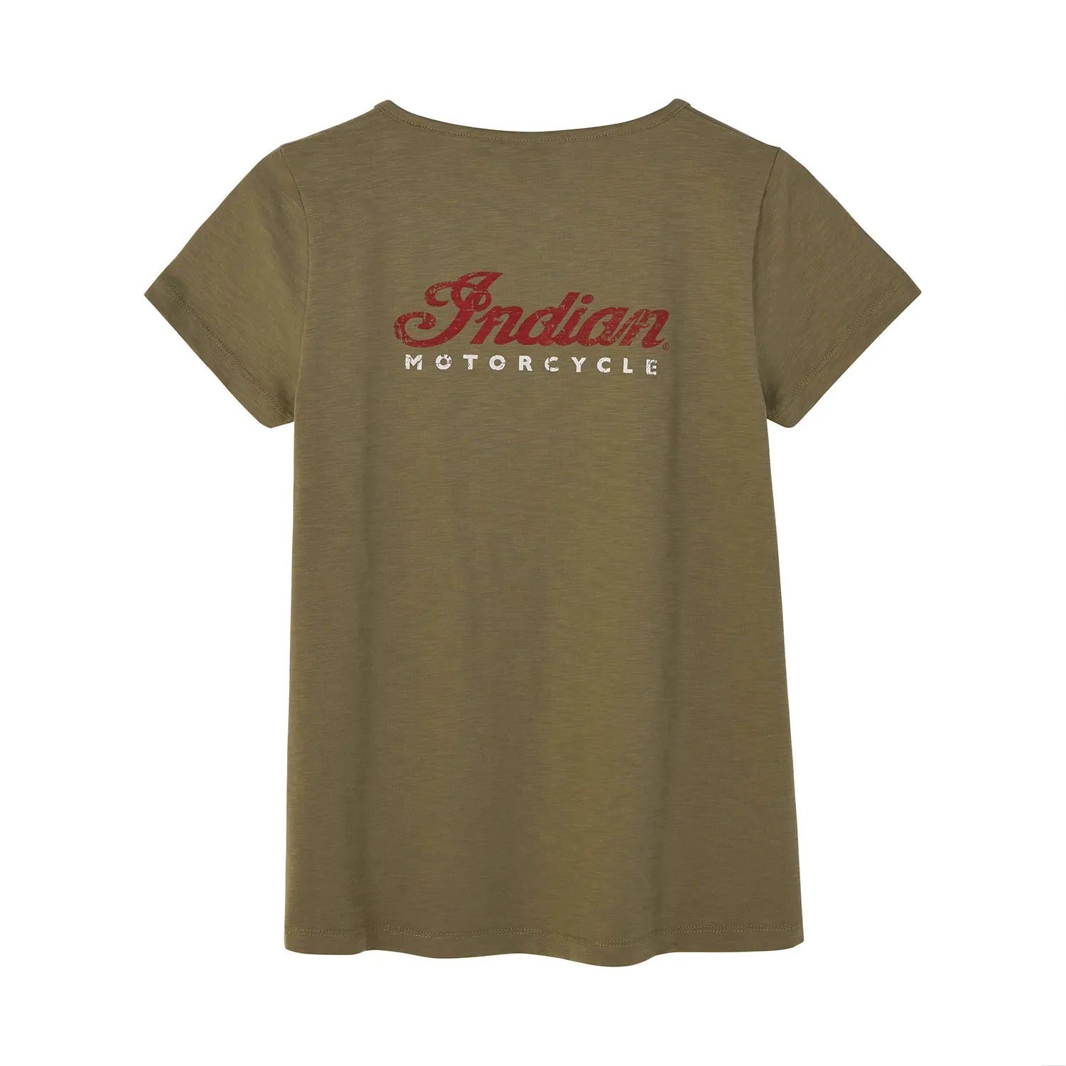 Indian Motorcycle Women's Script Logo Keyhole Shirt