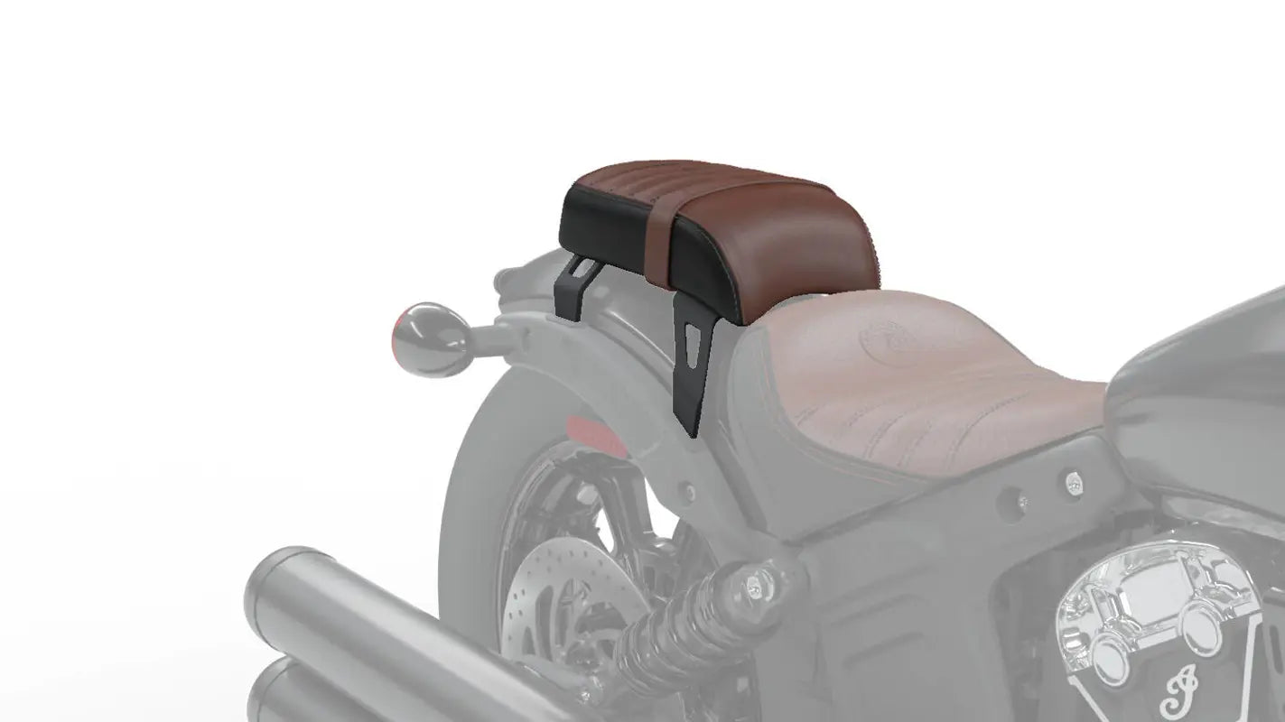 Indian Motorcycles Brown Leather Passenger Seat