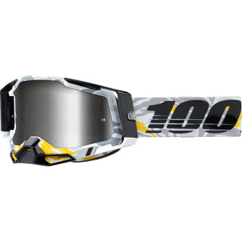 100% Racecraft 2 Goggles w/ Mirrored Lens