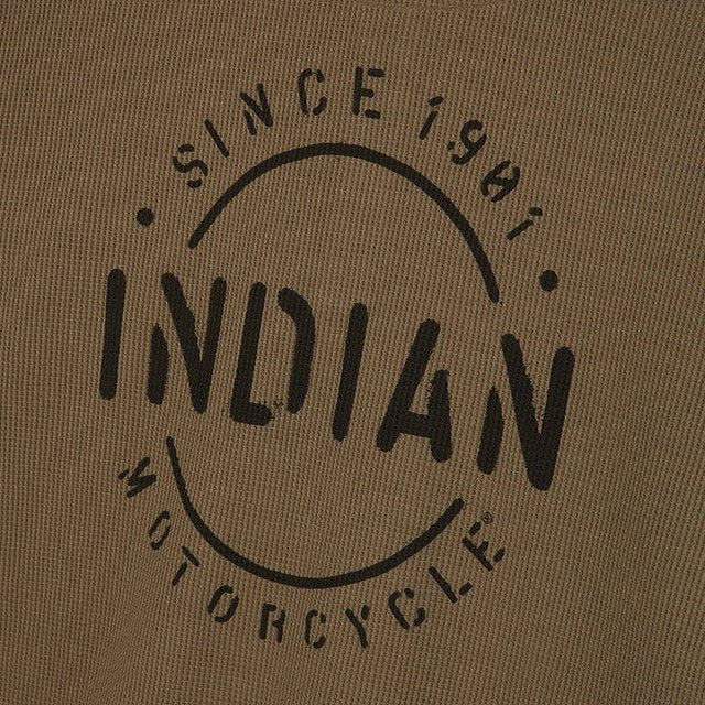Indian Motorcycle Men's Long Sleeve Stencil Block Shirt