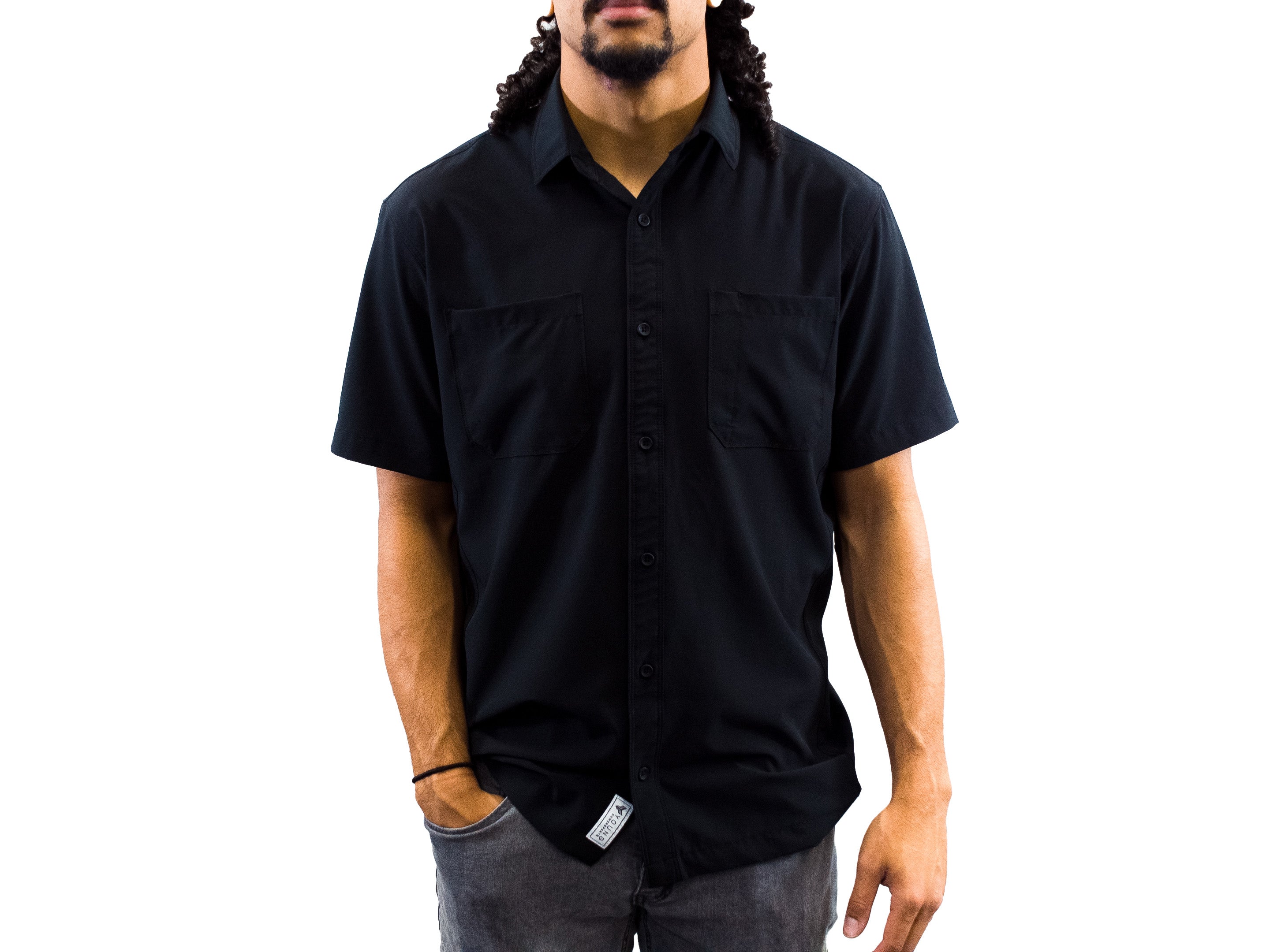YP MEN'S BUTTON UP SHOP SHIRT