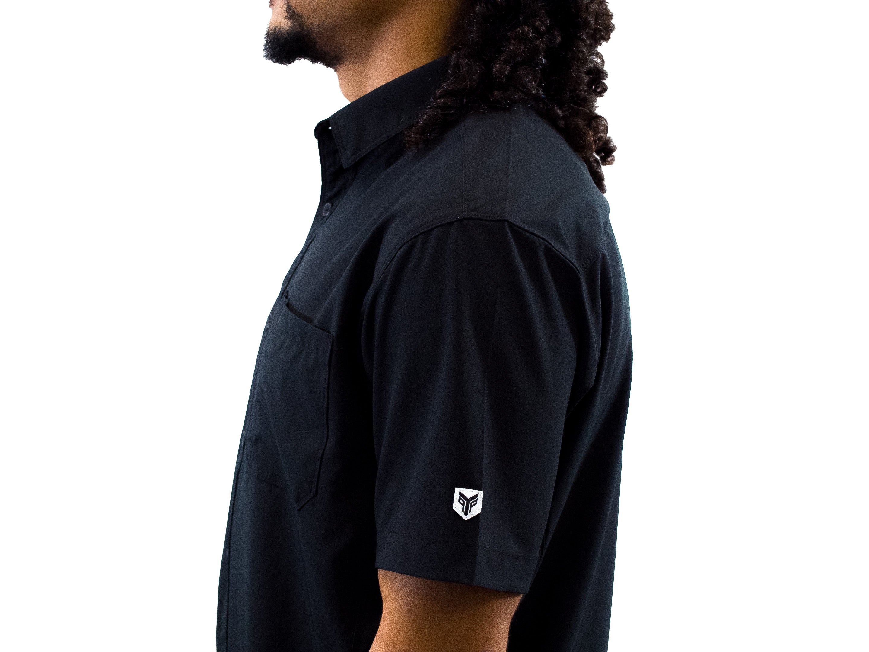 YP MEN'S BUTTON UP SHOP SHIRT