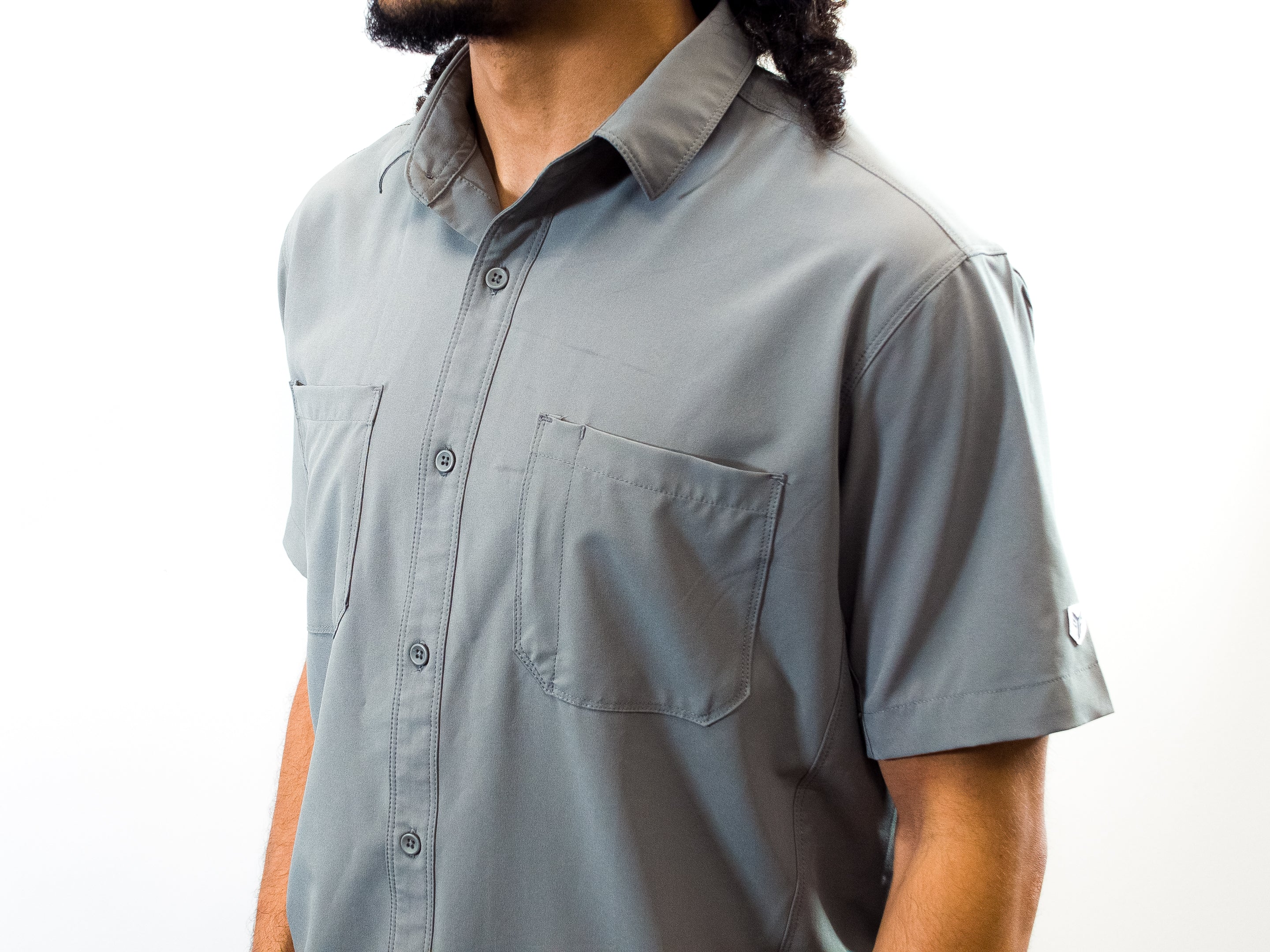 YP MEN'S BUTTON UP SHOP SHIRT