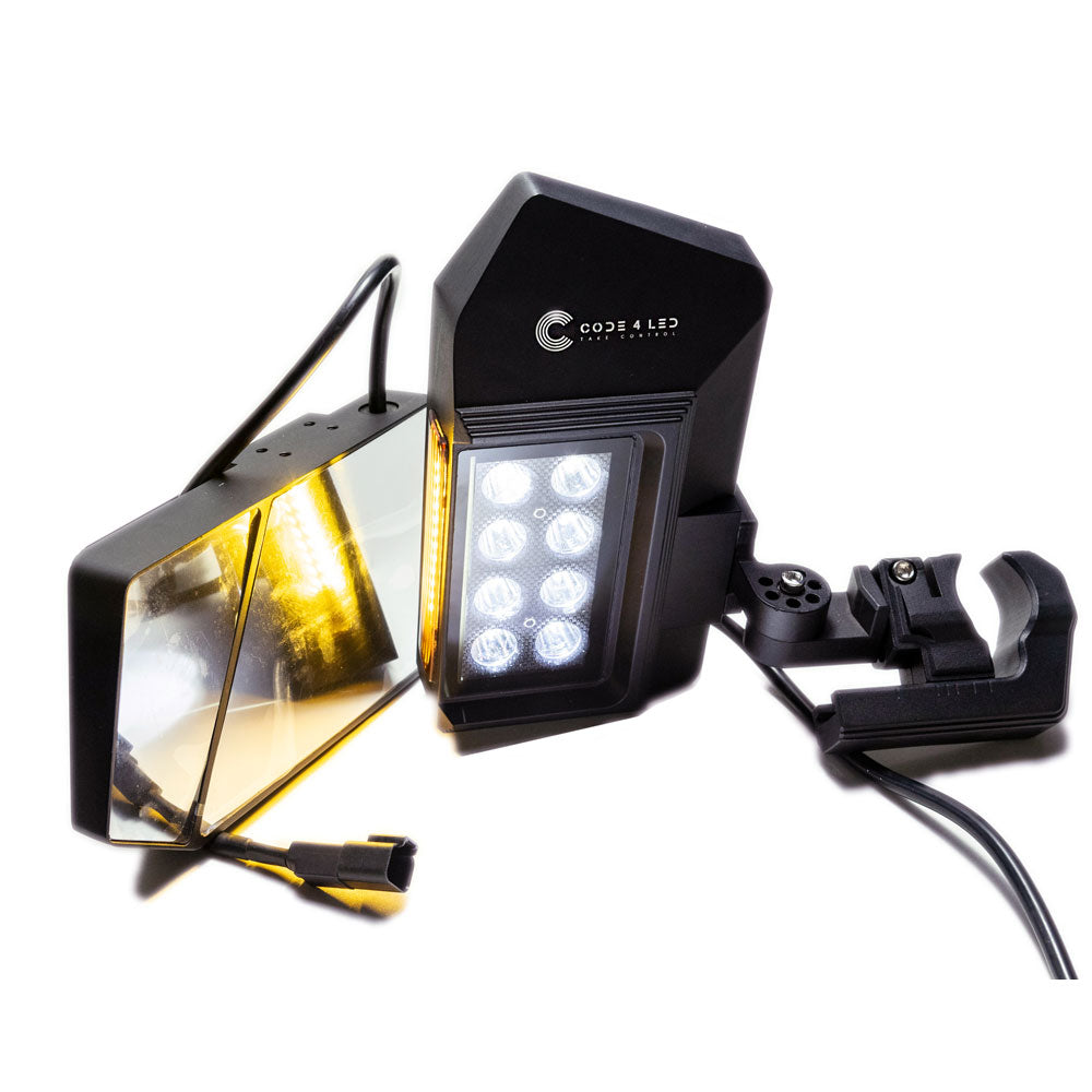 Code 4 LED Supply 4x8 Side x Side Mirror with Lights