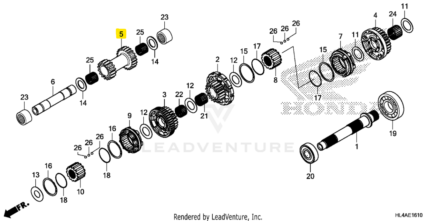 Honda OEM Reverse Idle Gear (16T/20T)