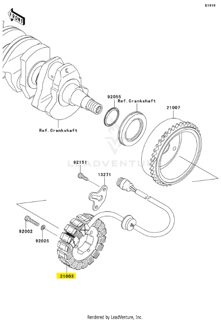 Kawasaki OEM Stator for Ultra Jetski