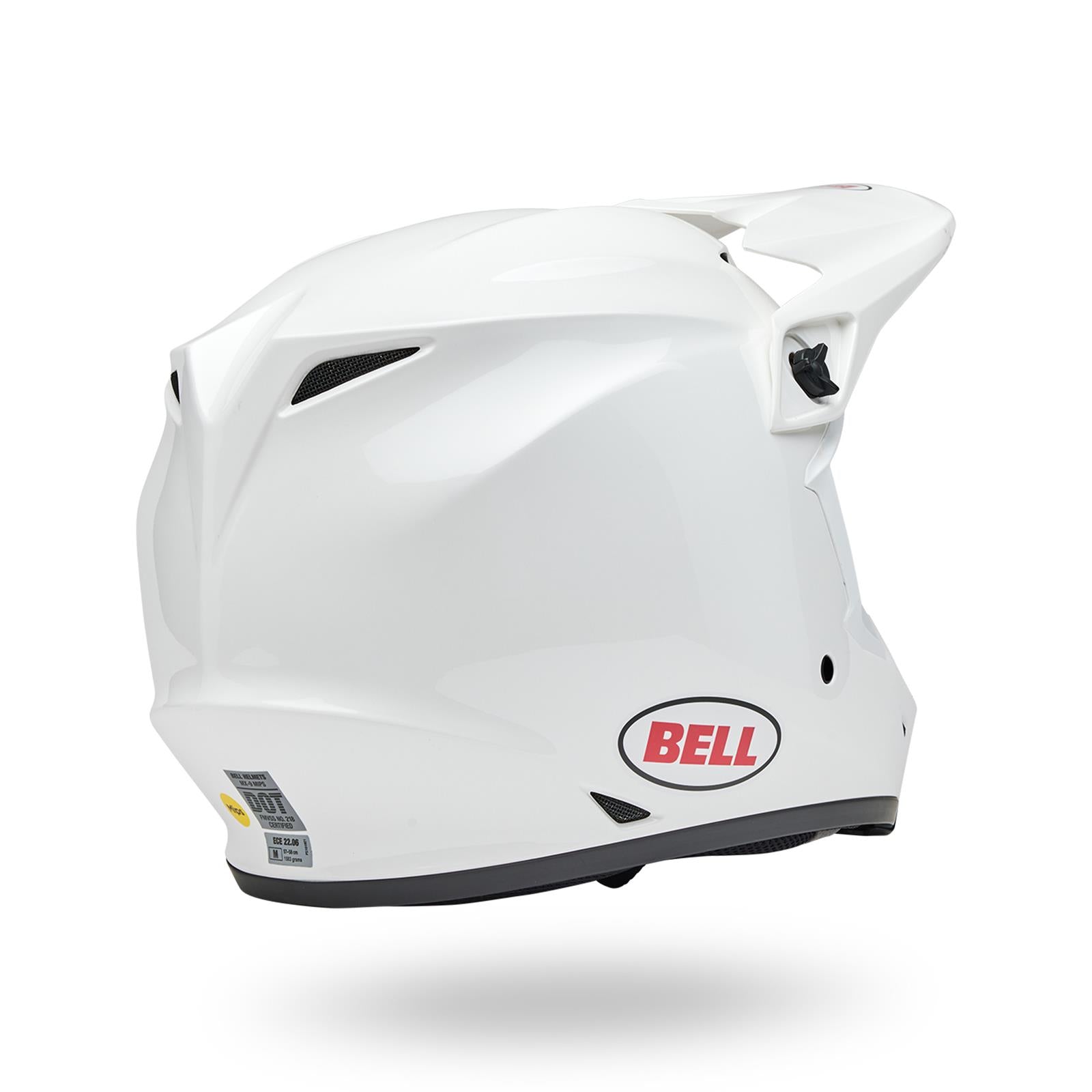 Bell MX-9 MIPS Solid Gloss White Helmet