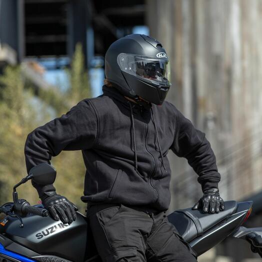 Noru Black Riding Hoodie